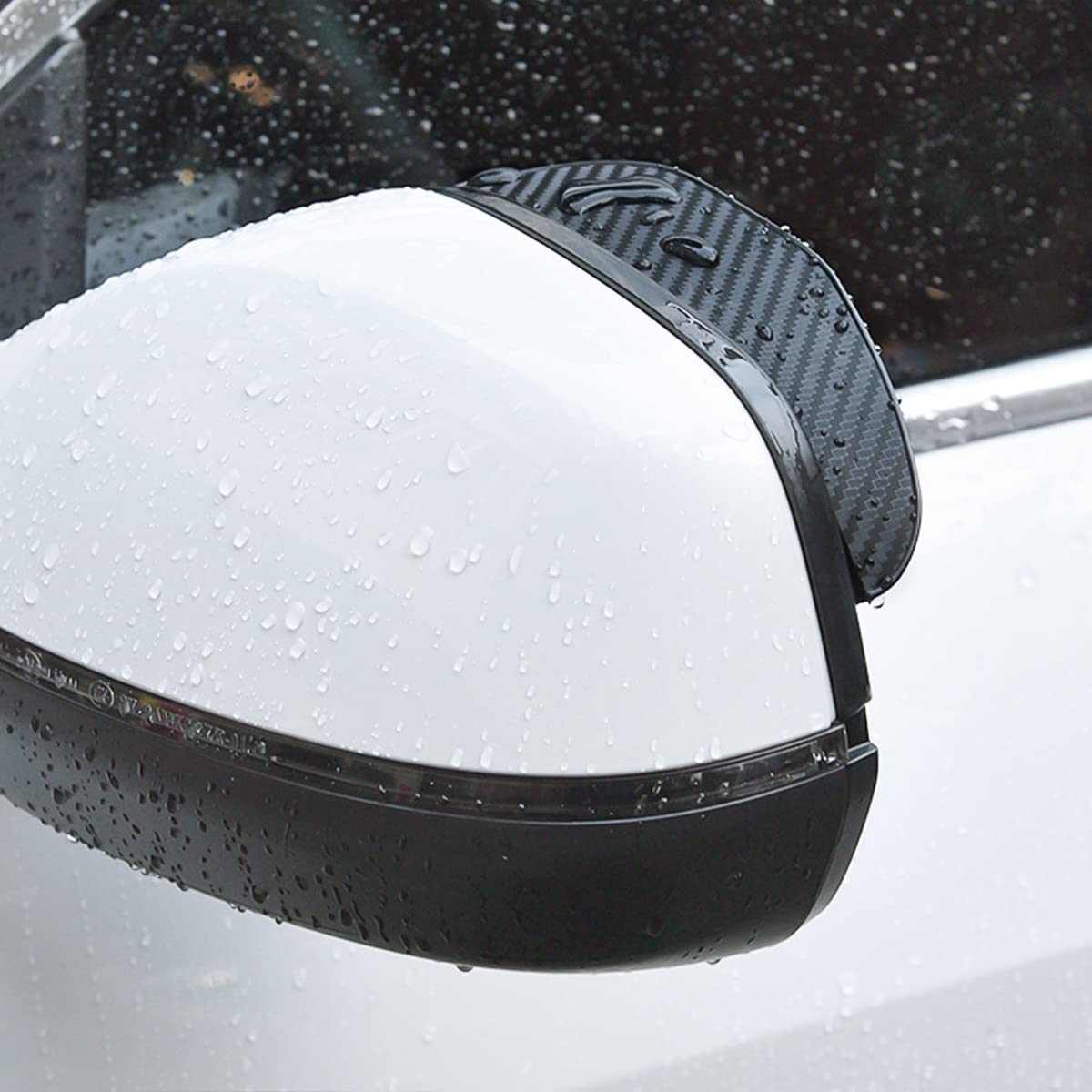 Smoke Visor Guards for Car Side Mirrors