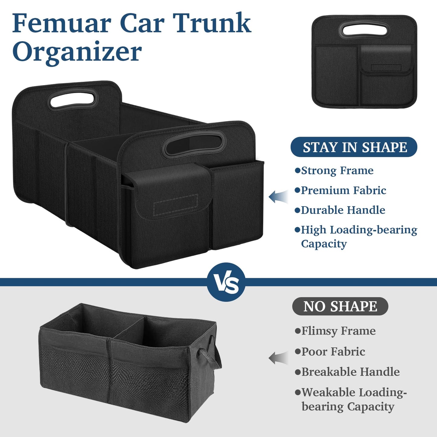 Car Storage Organizer with Large Capacity