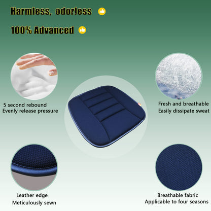 Cuscino per sedile auto in memory foam sottile