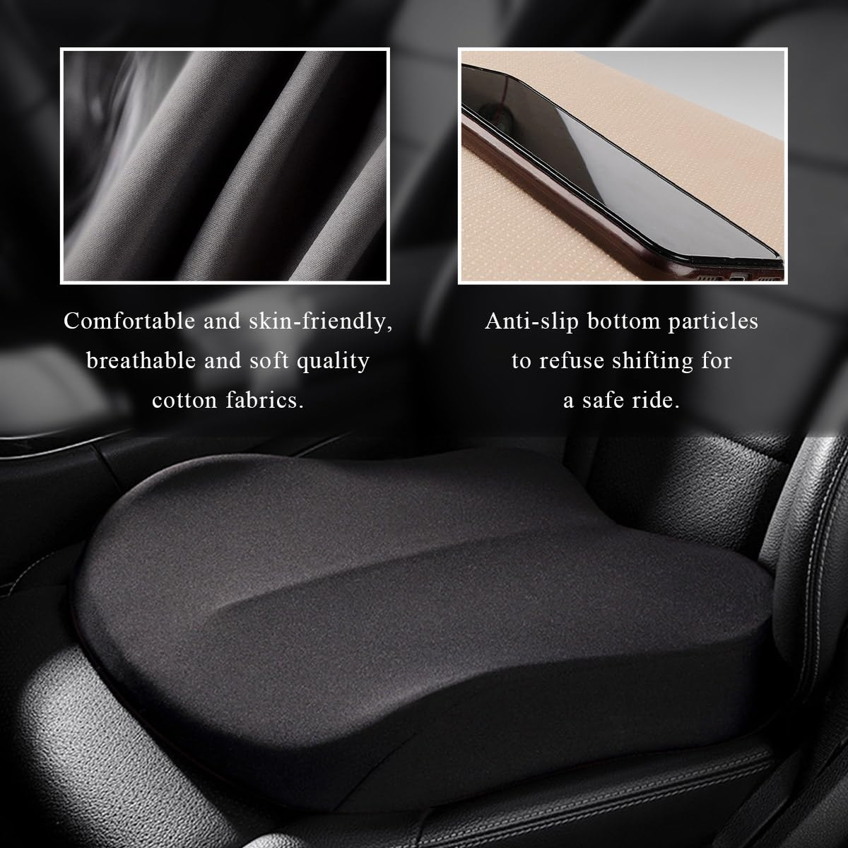 Cuscino per sedile auto, Memory Foam Comfort