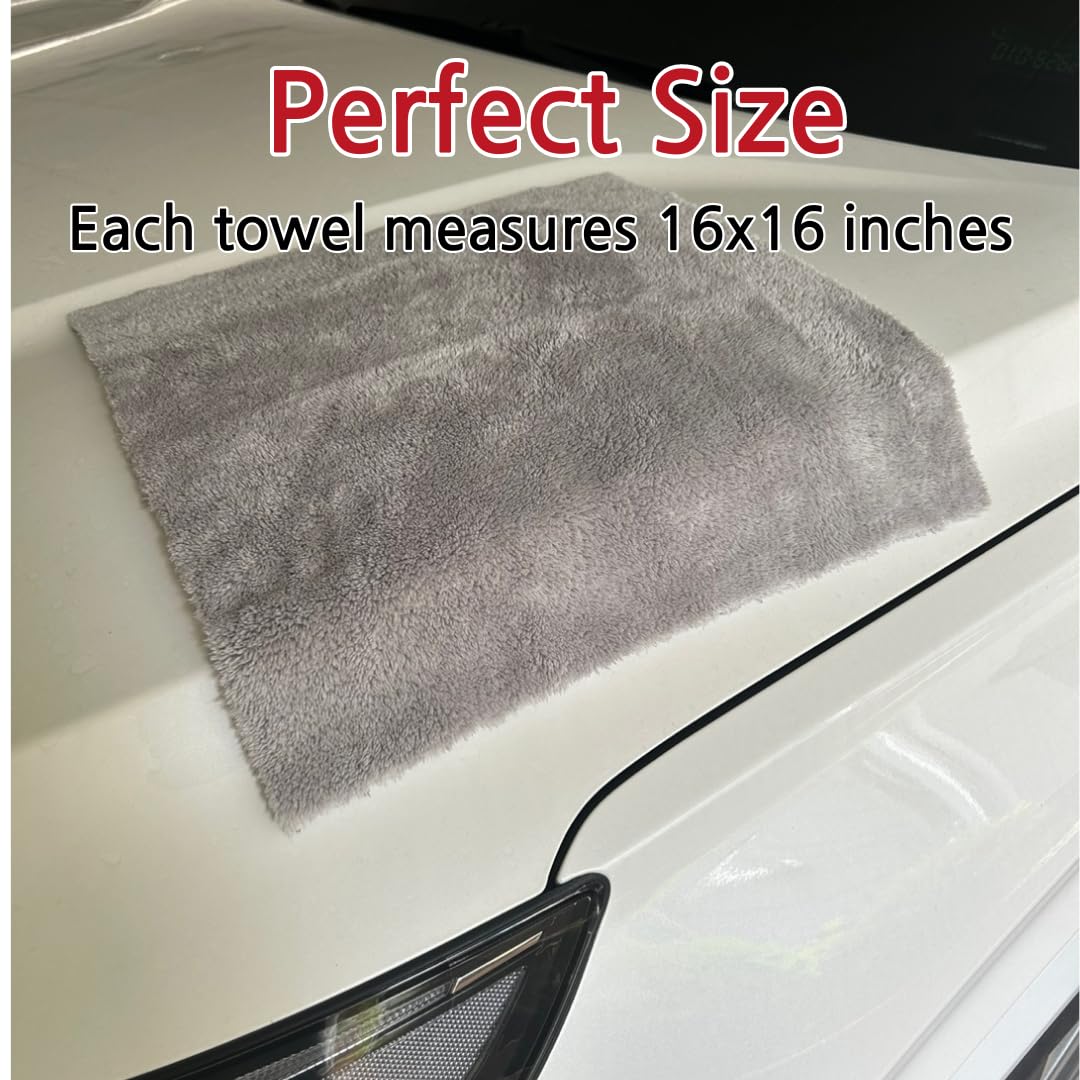 Microfiber Car Towels 16x16