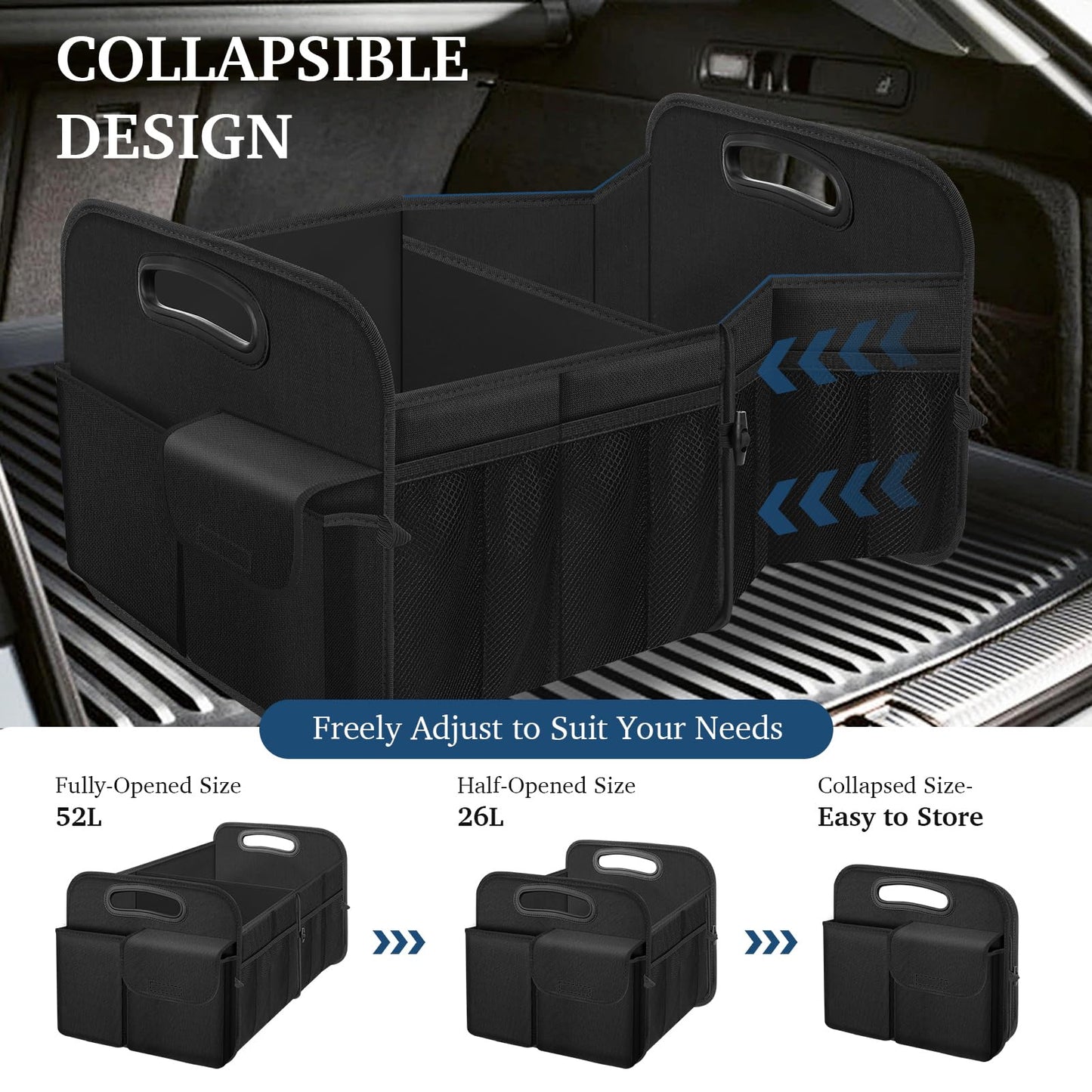 Car Storage Organizer with Large Capacity