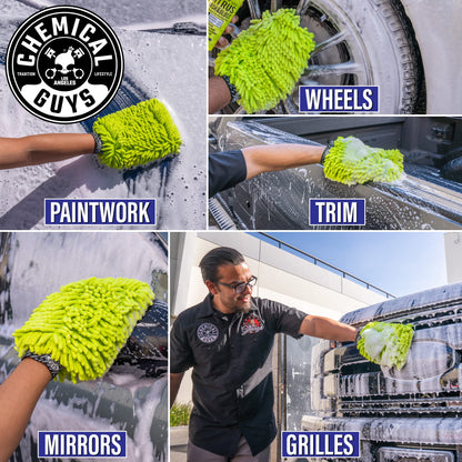 Scratch-Free Microfiber Wash Mitt