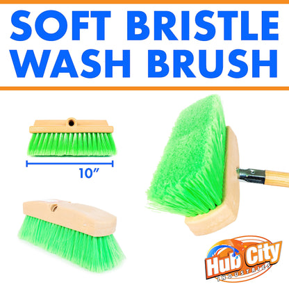 Car Wash Brush, Soft Nylon Bristle