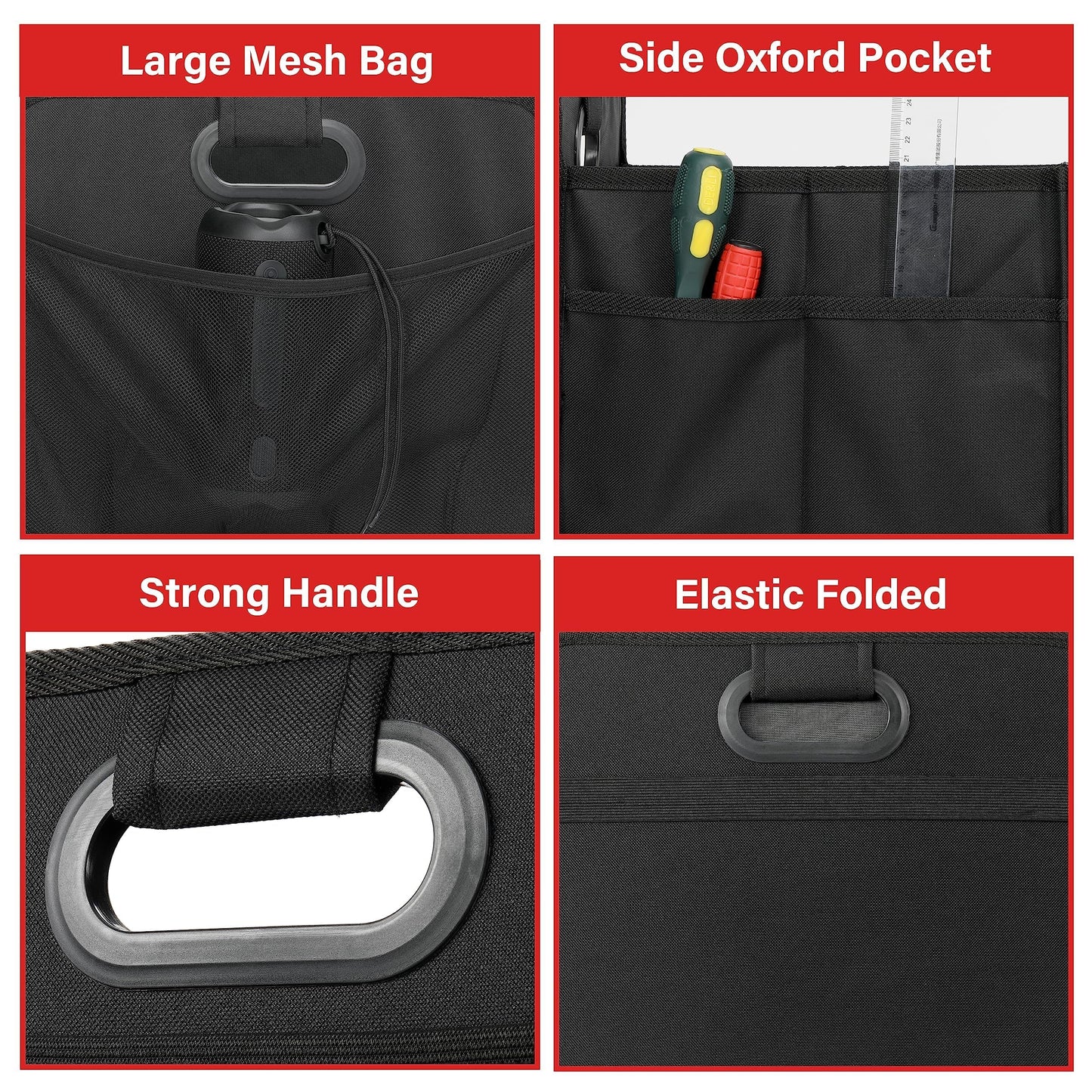 2 Compartments Trunk Organizer